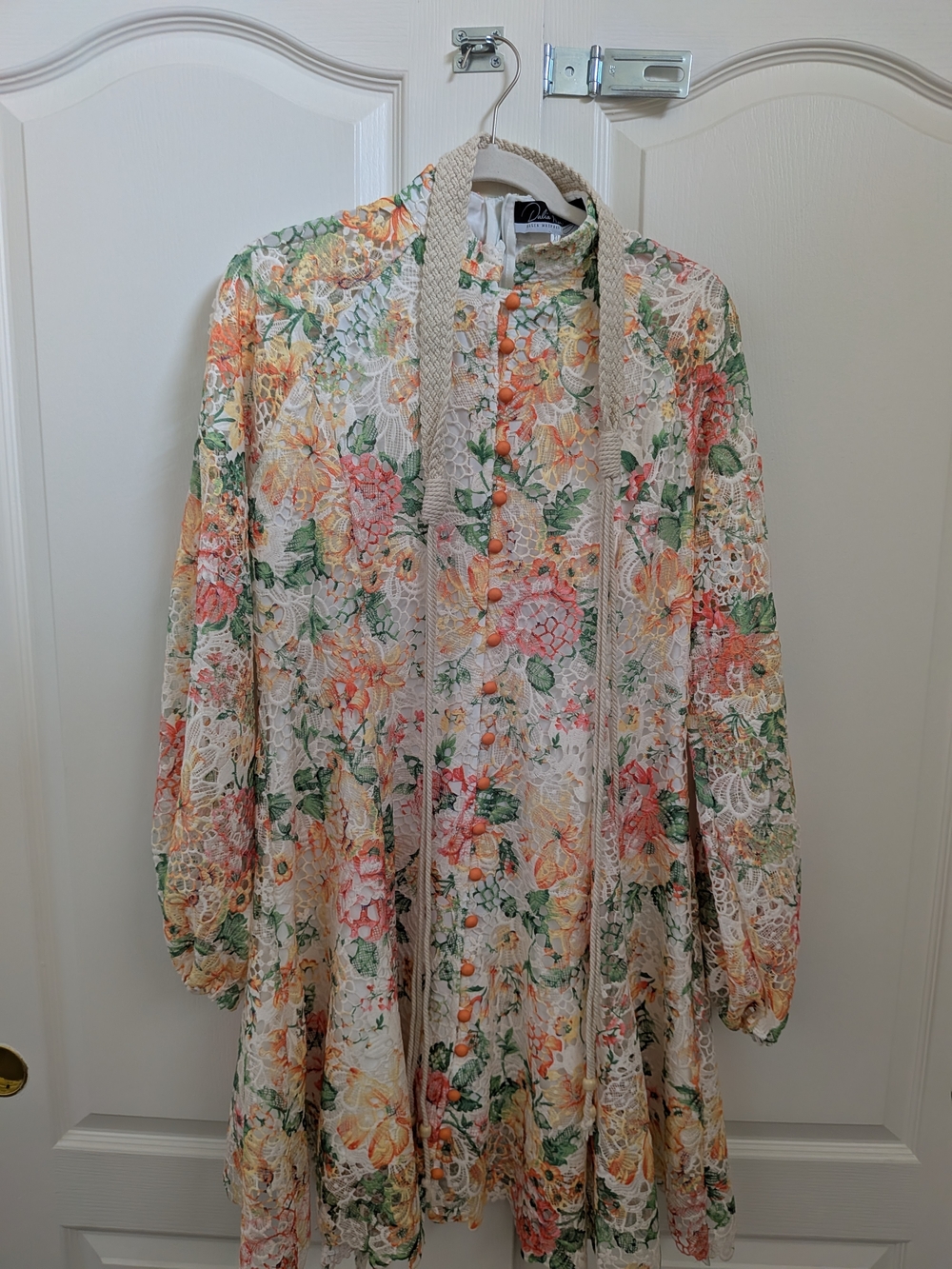 Dalia McPhee NWOT Floral Lace Dress — Never Worn! (Size XL)